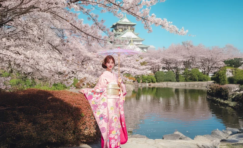 Kimono/Yukata Rental Experience (Osaka/Provided by Kawaii Osaka)