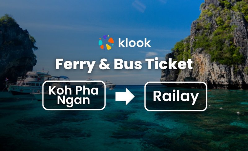 Ferry & Bus Ticket from Koh Pha Ngan to Railay Beach by Lomprayah