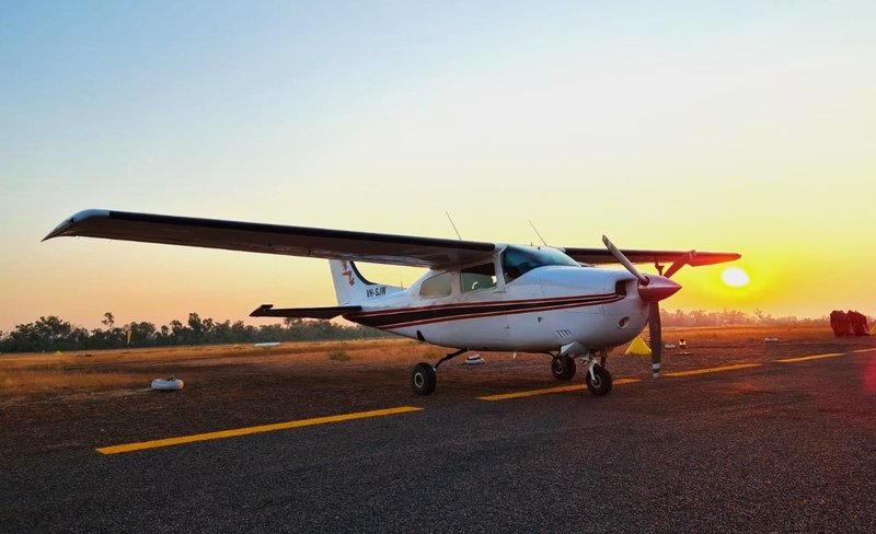 Sunset Spectacular 60-Minute Flight in Cooinda