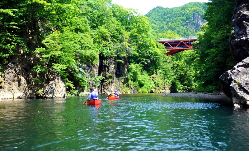 Hokkaido Jozankei Toyohira River Canoe Experience