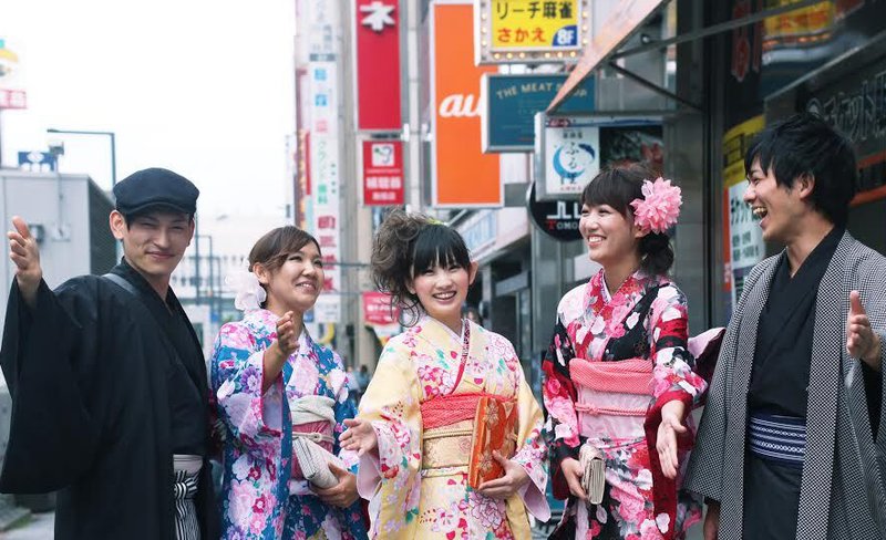 Sapporo Kimono Rental photogenic tour with english speaking guide