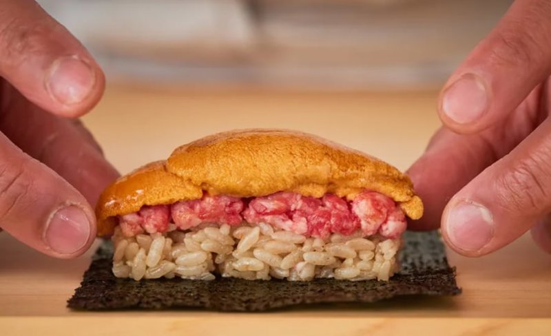 KINTAN RESTAURANT – Beef Sushi in Tokyo,Ginza