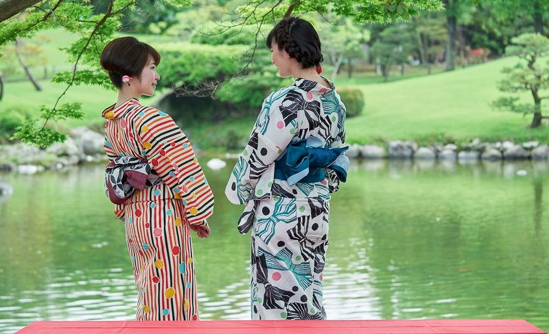 【Suizenji Garden】Kimono and Yukata Experience in Kumamoto