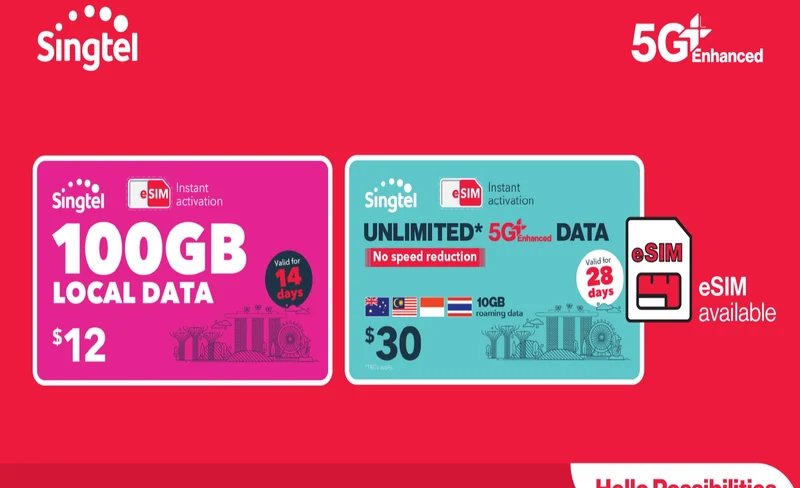 Singtel 5G Singapore Data eSIM