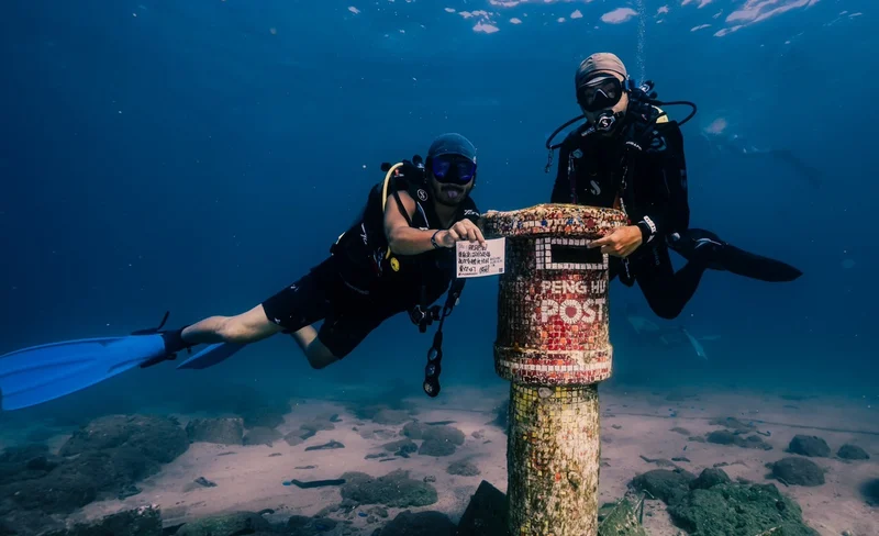 澎湖：波賽頓海底郵筒體驗潛水（免證照）