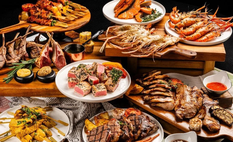 Buffet at Orchid Cafe, Sheraton Grande Sukhumvit (BTS Asok)