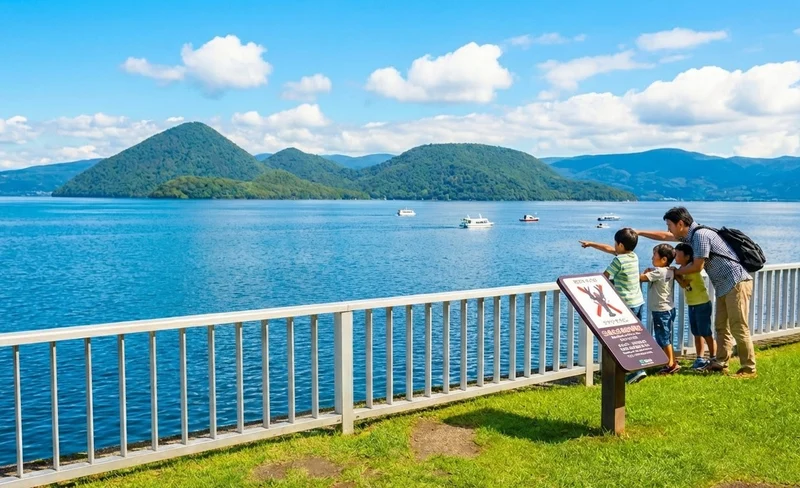 Romantic Hokkaido Noboribetsu Day Trip | Lake Toya Observatory + Showa Shinzan Bear Ranch + Lake Hill Farm + Noboribetsu Hell Valley [Departure from Sapporo | Winter Limited]