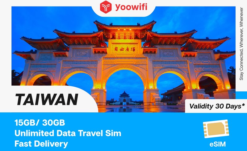 Unlimited Data eSIM Taiwan