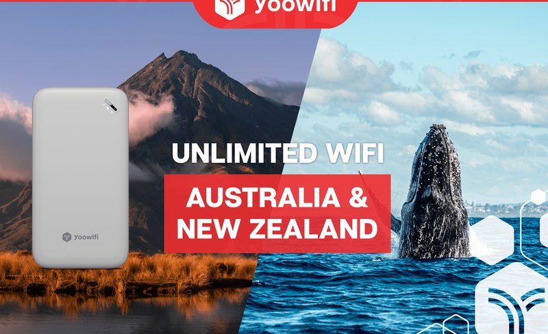Unlimited 4G Travel UPSIZED WIFI for Australia and New Zealand
