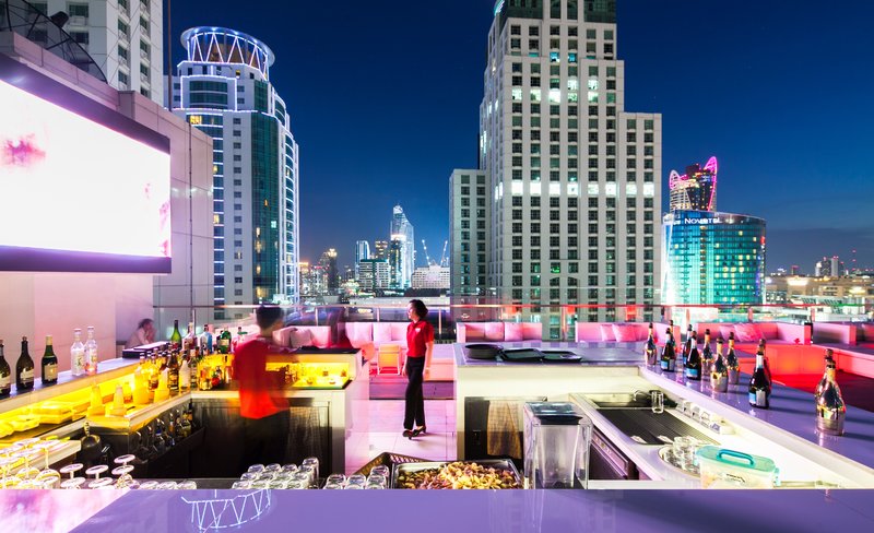 WALK Rooftop Bar at Centara Watergate Pavillion Hotel in Bangkok