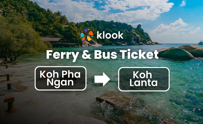 Ferry & Bus Ticket from Koh Pha Ngan to Koh Lanta by Lomprayah