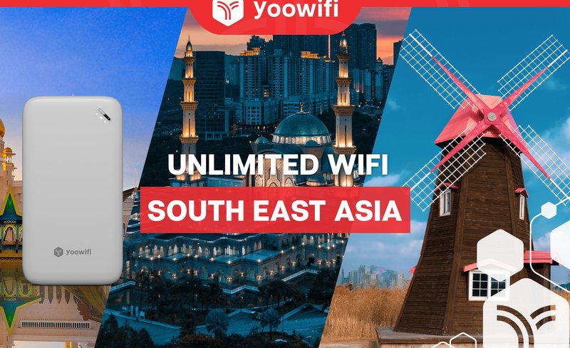 Unlimited 4G Travel UPSIZED WIFI for South East Asia