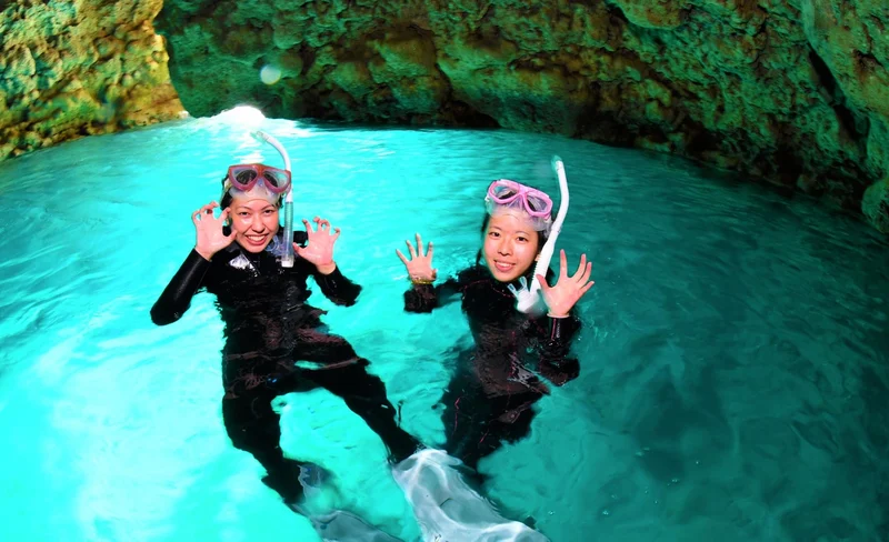 Onna Village Blue Cave Diving & Snorkeling (Boat Course) (Unlimited Photos & Videos, Free Parking & Shower)