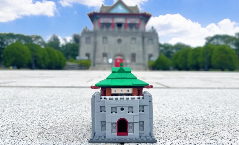 Kinmen Juguang Tower Brick Model