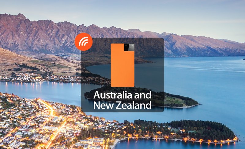 Unlimited Data 4G WiFi (Cash on delivery by SF Express/Airport Pick Up) for Australia & New Zealand from Esondata