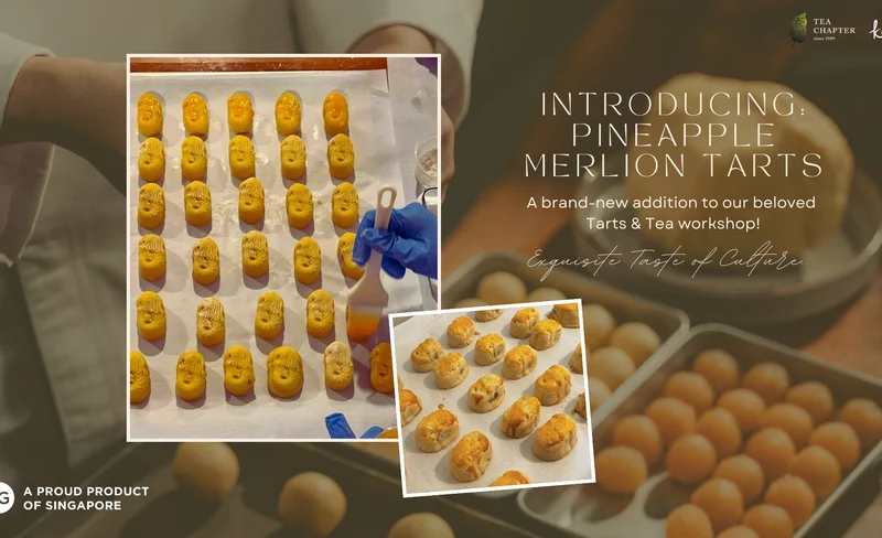 Merlion Pineapple Tarts & Tea Workshop, by Kele