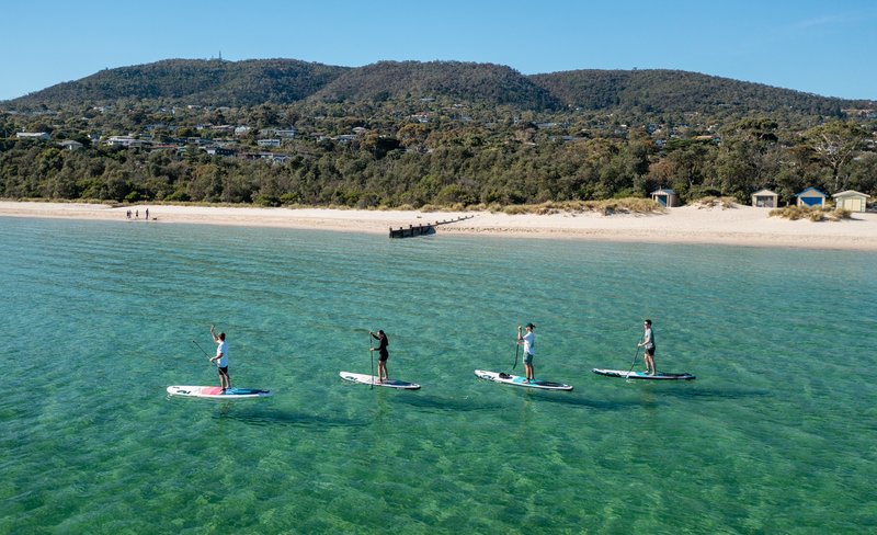 Stand Up Paddle Boarding, Lunch and Hot Spring Experience in Mornington Peninsula
