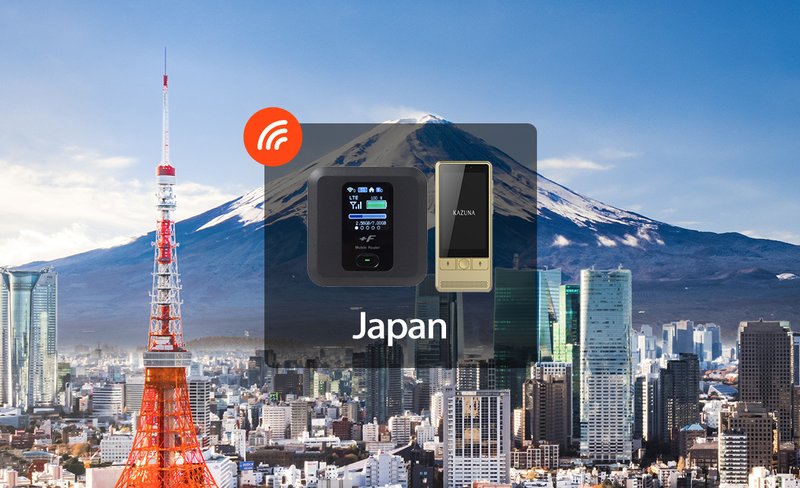 Unlimited 4G WiFi and Pocket Translator (JP Airport Pick Up) for Japan