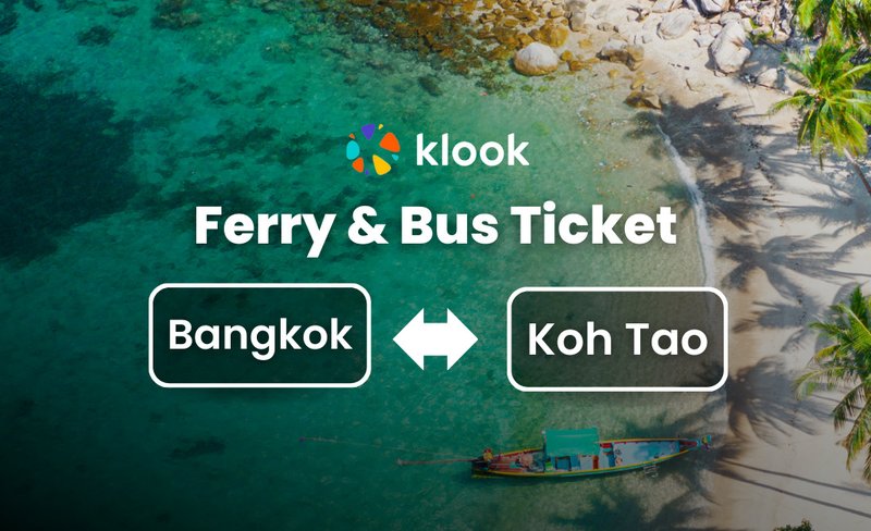 Ferry & Bus Ticket between Bangkok and Koh Tao by Lomprayah