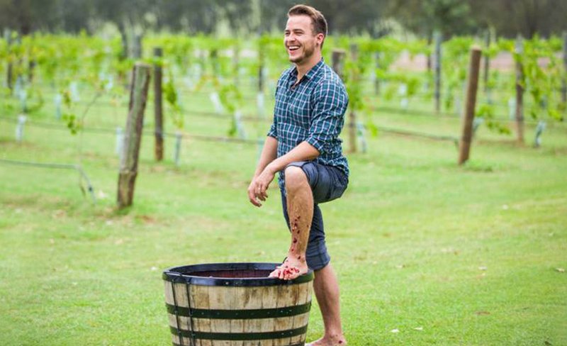 Private Grape Stomping in the Hunter Valley