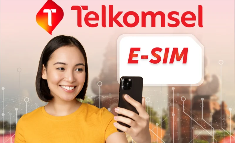 Bali (Indonesia) 4G Data SIM (eSIM), QR delivered via email
