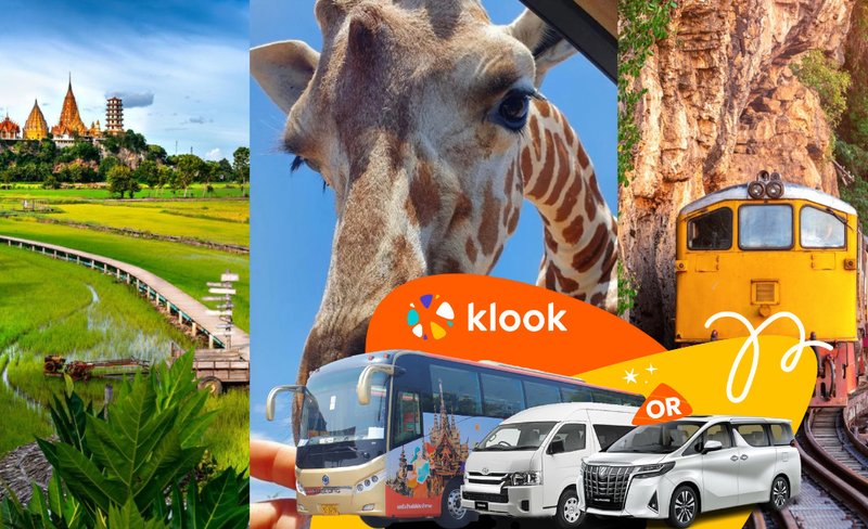 Kanchanaburi Day Tour: Safari Park, Death Railway, River Kwai Bridge, Instagrammable Cafe, Tiger Cave Temple and More