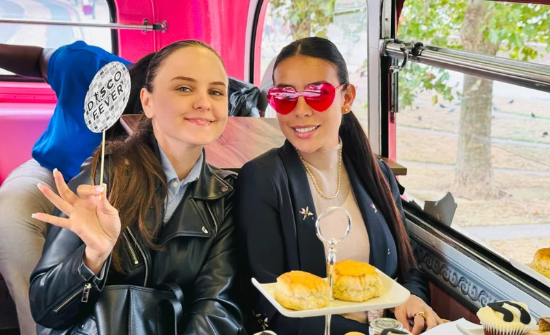 "Here We Go Again" London Afternoon Tea Bus