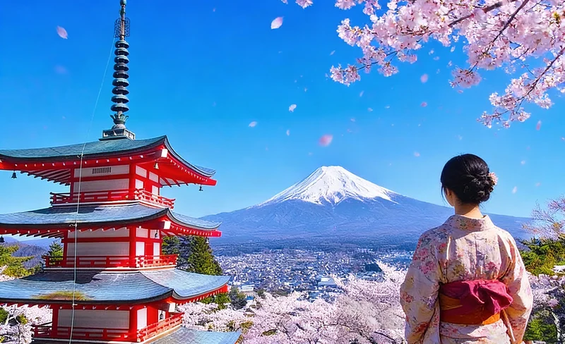 Mount Fuji Day Trip: Mount Tenjo Park in Kawaguchiko with Ropeway & Arakurayama Sengen Park & Nikawa Clock Shop & Lawson Convenience Store & Oishi Park (Departure from Tokyo)