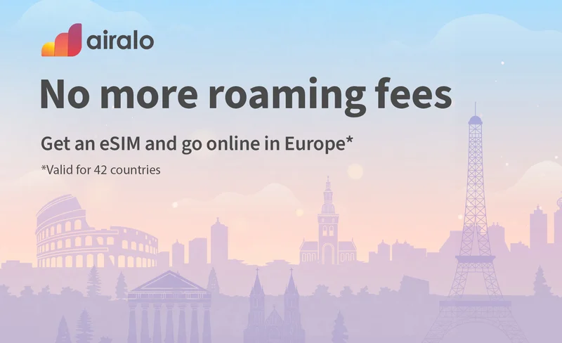 Regional Europe 1-100 GB eSIM by Airalo