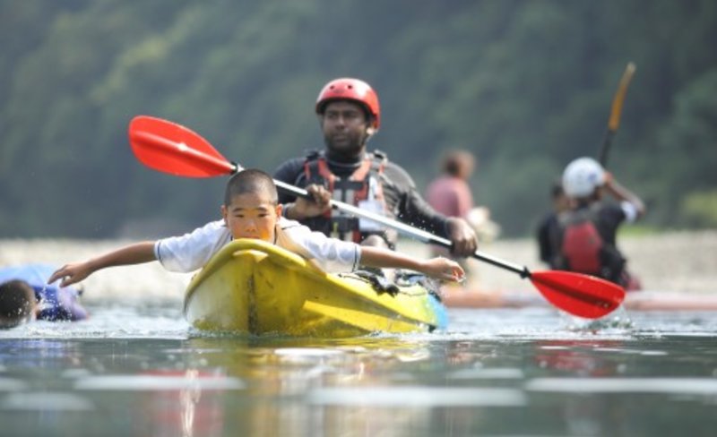 Canoe and River Play Experience in Kozagawa River