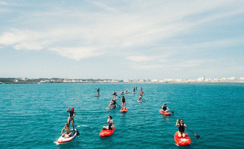 Shili Beach SUP Experience in Penghu by Poseidon Water Sports Club