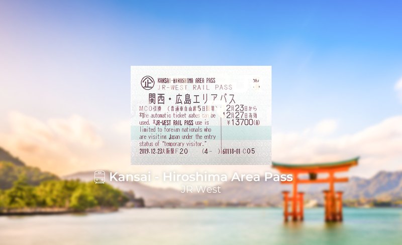 JR Kansai-Hiroshima Area Pass