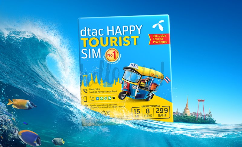 4G SIM Card (MY Pick-up) for Thailand