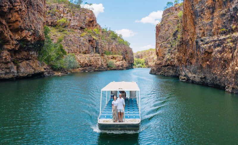 Katherine Gorge Cruise & Edith Falls Escape Day Tour from Darwin