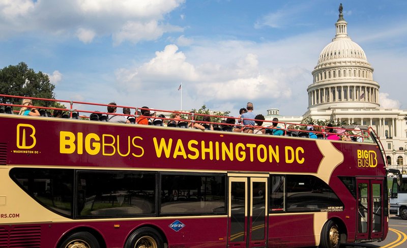 Washington DC Big Bus Hop-On Hop-Off Tours (Open-Top)