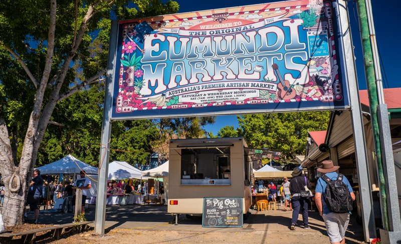 Sunshine Coast Eumundi Markets Tour