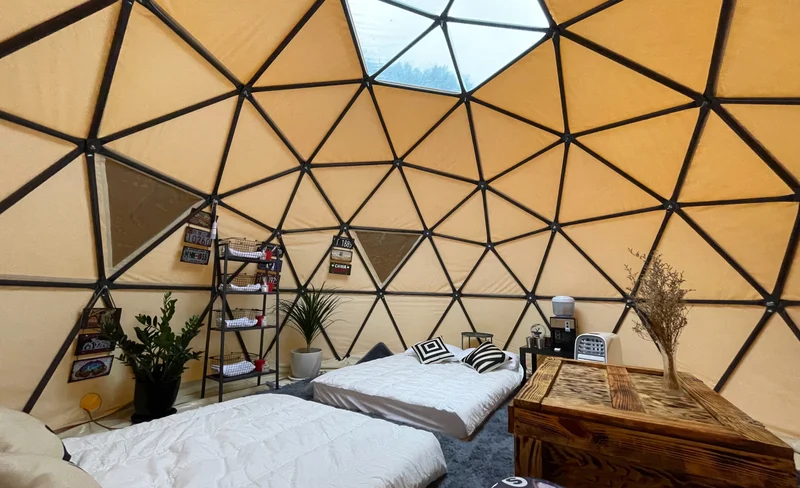 Hsinchu Camping｜Yoyo's Glamping｜Luxury Snowball Tent Glamping Experience