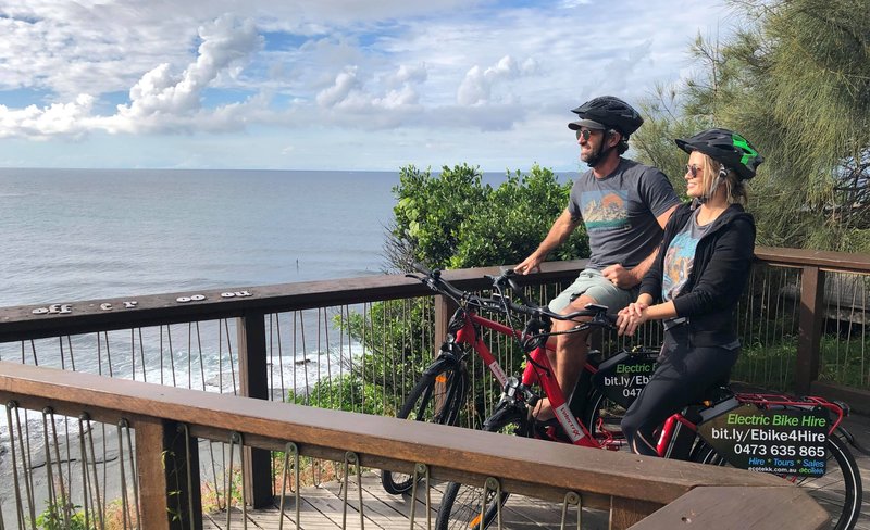 Golden Beach E-Bike Tour in Sunshine Coast