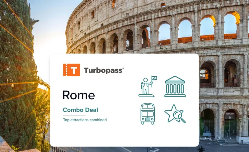 Rome essential city bundle: Colosseum, Palentine Hill, Roman Forum & Rome Hop-On Hop-Off Bus