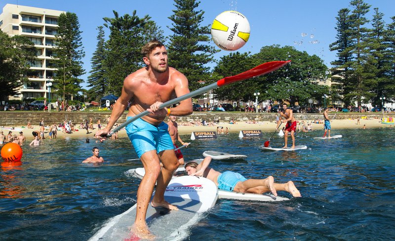 Stand Up Paddle Ball (SUP) Game in Manly