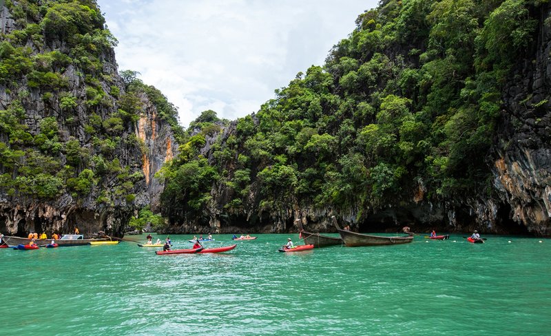 James Bond Island and Phang Nga Bay Day Tour by Longtail Boat with Sea Canoeing