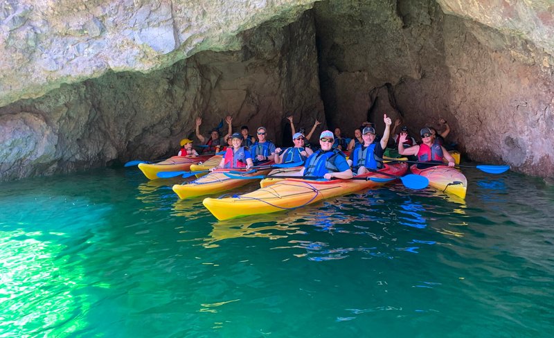 Emerald Cave Kayaking Tour from Las Vegas with Shuttle