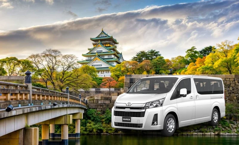 Osaka Car Rental with Driver to umeda/nara/kinkakuji/wakayama/Kobe