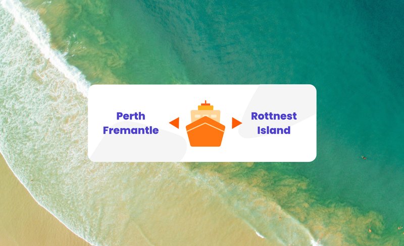 Rottnest Island Ferry tickets from Perth or Fremantle