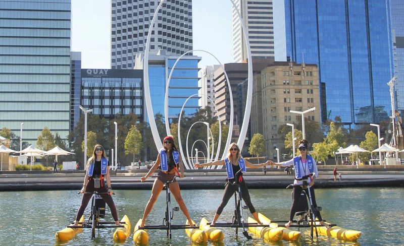 City Skyline Waterbike Experience in Perth