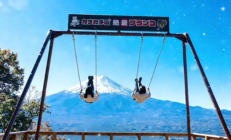 Mount Fuji Kawaguchiko Panoramic View & Tenjo-yama Park with Free Cable Car Ticket & Arakurayama Sengen Park & Hikawa Clock Shop & Lawson Convenience Store & Oishi Park One-Day Tour (Departing from Tokyo)