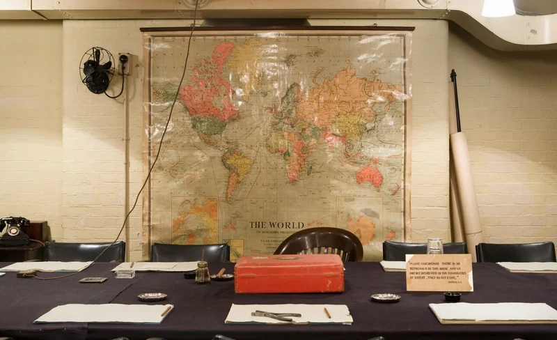 London: Churchill War Rooms Ticket & Political London Audio