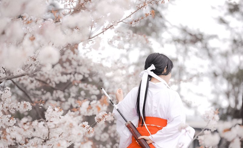 Miko Clothing Rental Experience in Kyoto by Oukakimono