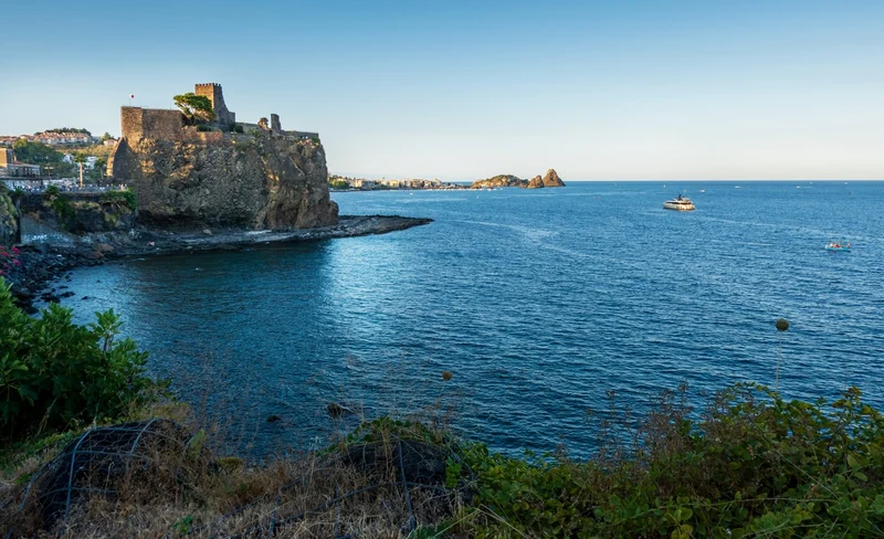 Sunset from Aci Castello:Coastal Beauty and Lava Cliffs Private Tour
