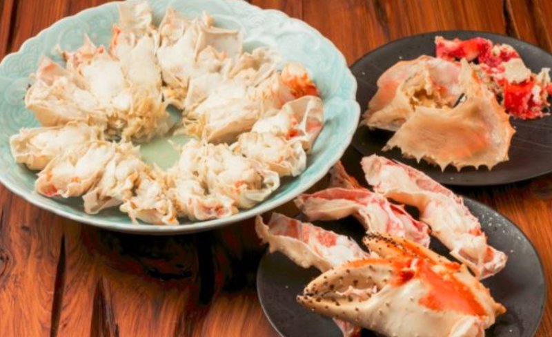 Katukanino Hanasaki  Michelin Starred Crab Dish in Sapporo